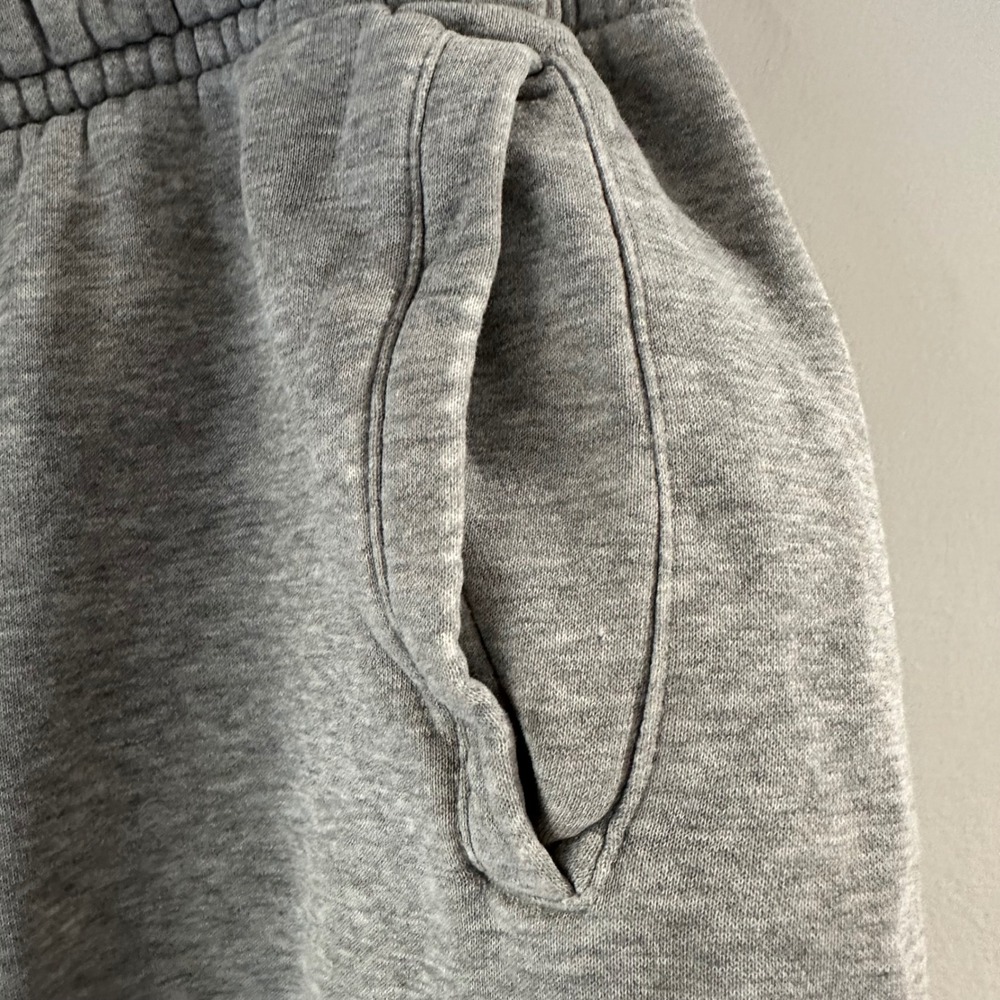 Nike Just Do It Men's Gray Cotton Blend Drawstring Waist Sweat Shorts - L - Picture 3 of 7